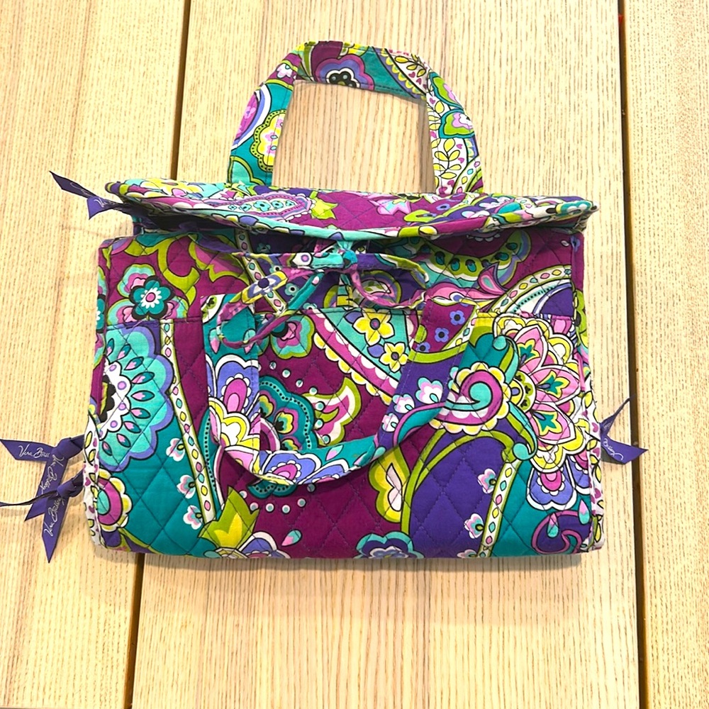 Vera Bradly paisley heather fall 2014 cosmetics bag